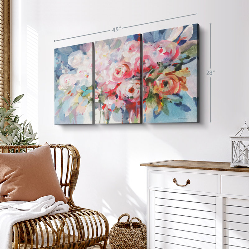 «Fullness Of Flowers» sur toile, H 28 po x l 45 po x P 1,25 po