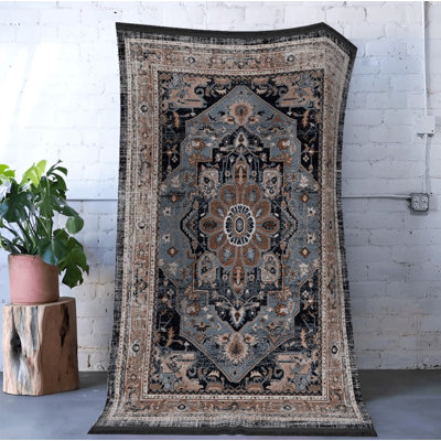 Tapis d'intérieur / extérieur en polypropylène tissé à la machine Rukshan