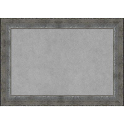 Tableau magnétique encadré étain forgé