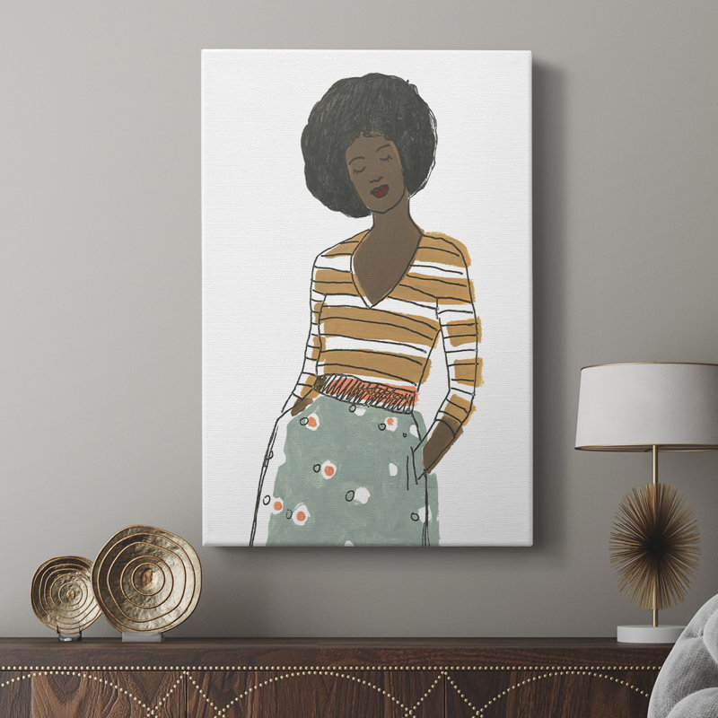 Fashion Vignette II - galerie sur mesure, H 18 po x l 12 po