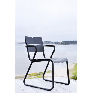 Chaise de patio empilable Corail