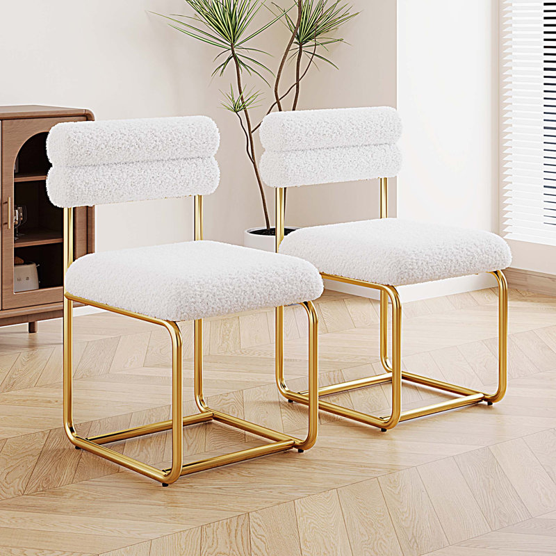 Ensemble de 2 chaises de salle à manger rembourrées