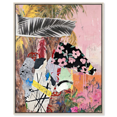 Palm Tree Pinks Print by Oliver Gal
