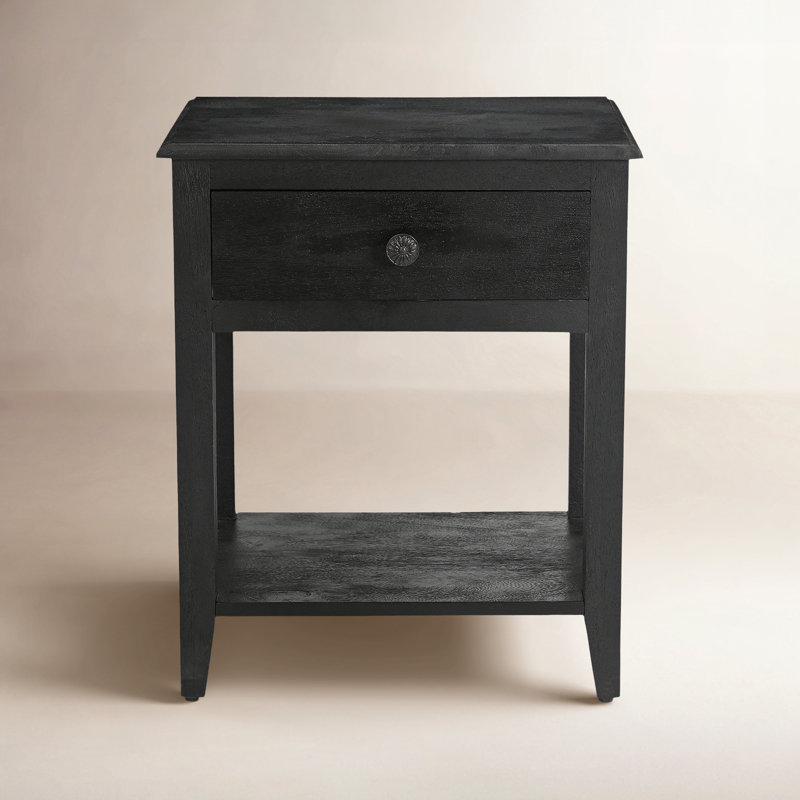 Corrine Nightstand Antique Black