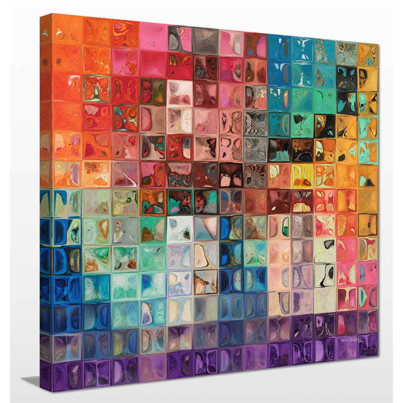 «Rainbow Réfractions», impression sur toile tendue, H 24 po x l 24 po