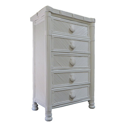 Sumner Wicker 33 " W 5 - Drawer Dresser