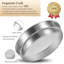 Ensemble de 3 moules à gâteau ronds en acier inoxydable (8 pouces / 9½ pouces / 11 pouces)