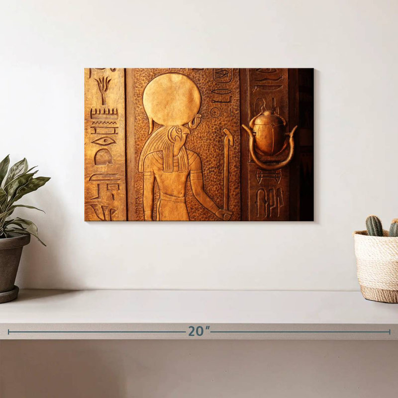 Leisha Decoding Hieroglyphs, 8" H x 12" W