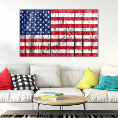 « nantissement allegiance, usa », impression sur toile