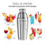 Shaker à cocktail en acier inoxydable 34 oz Oggi Barware-75392778