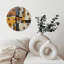 Horloge murale artistique en bois