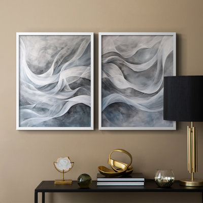 Série ABSTRACT CDLxxxi - reproduction encadrée de qualité supérieure - prête à être accrochée - aucun clou requis - aucun clou requis