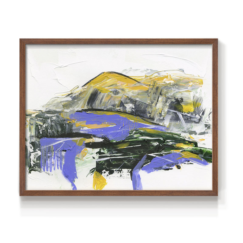 Silent Mountain V -Framed Print - Restickable