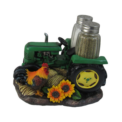 Salière et poivrière (tracteur de ferme)