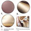 Luscious liquide or en rose discret et taupe V - 3 pièces sur toile-87538240-87538241
