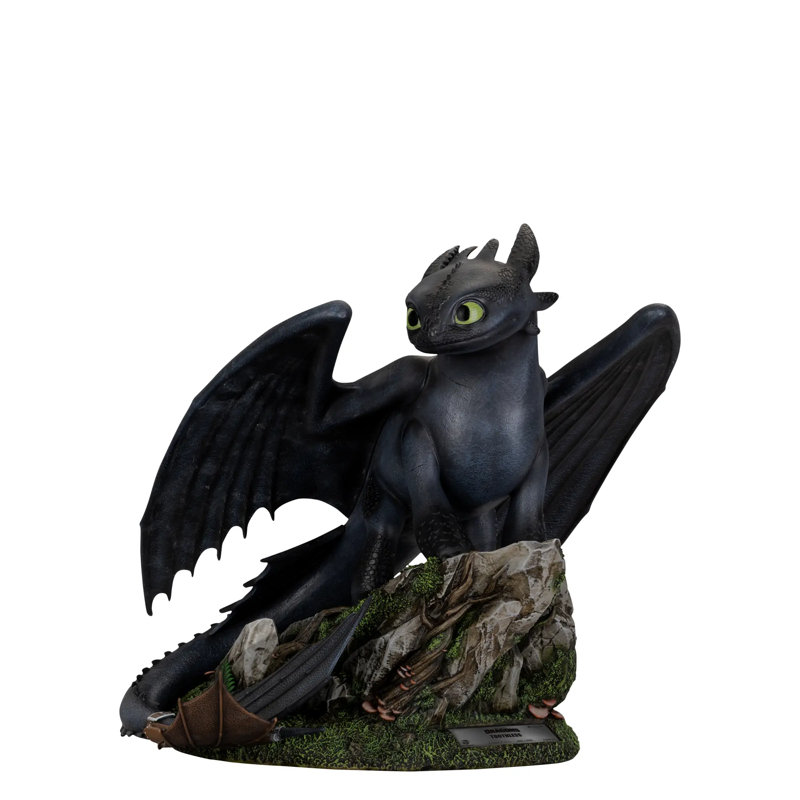 How to Train Your Dragon Toothless Master Craft Table Top Statue