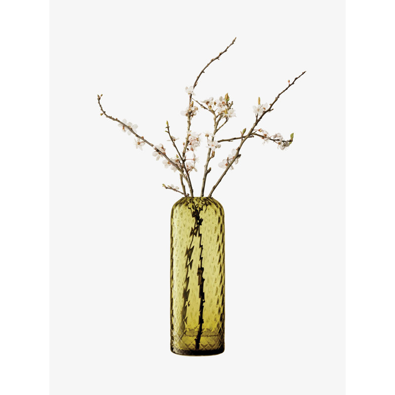 Dapple Handmade Glass Table Vase, Woodland Green