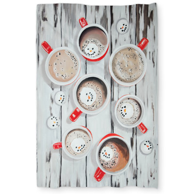 Holiday Hot Chocolate Duvet Cover | Hygge Home Decor