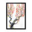 Printemps, fleurs rouges sur des branches d'arbre - Peinture sur toile encadrée-59761529-59761528