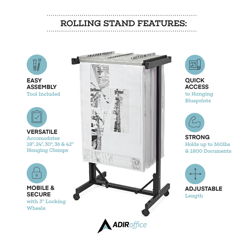 Armoire de rangement extensible avec plan mobile, Noir