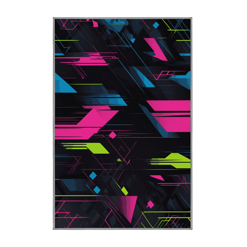 Electric Fusion Rug, Rectangle 8' x 10'