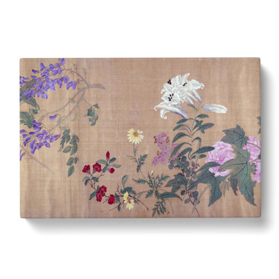 One Hundred Flowers Vol.5 by Yun Shouping - Wrapped Canvas