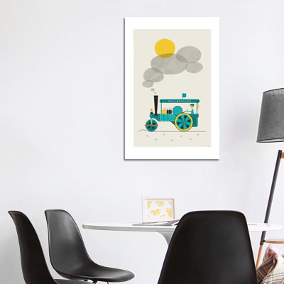 Steamroller by TomasDesign - Wrapped Canvas Print