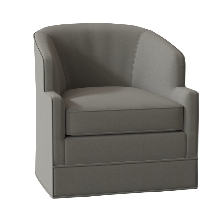 Manning 29" Wide Swivel Barrel Chair, 1183 Dove
