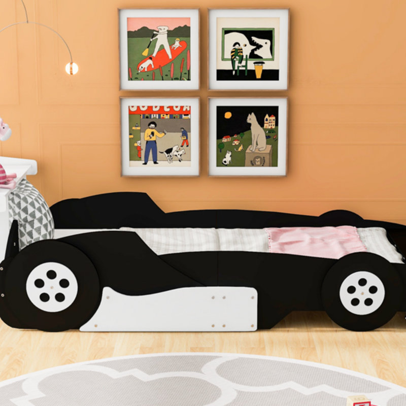 Lit plateforme avec roulettes Race