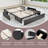 Arleine Upholstered Linen Blend Bed with Drawers-1554513933