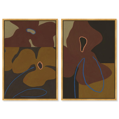 Moody Flowers Set Set by Oliver Gal