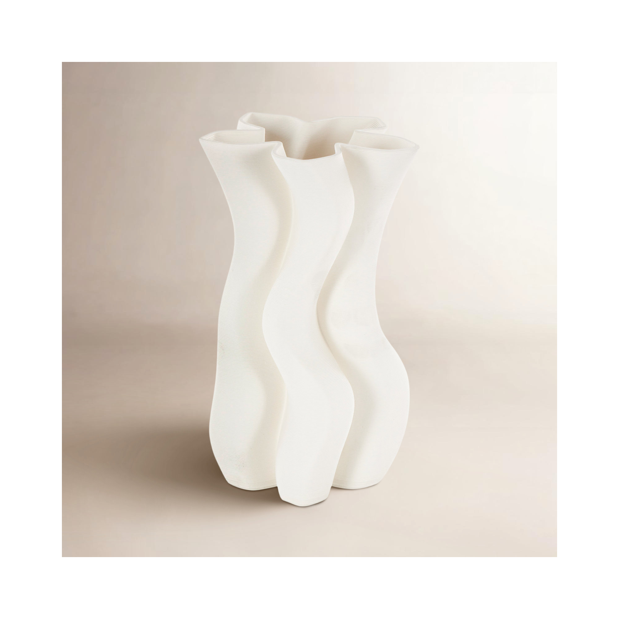 Bowers Iron Table Vase, 9.8" H x 5.35" W x 5.35" D
