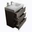 Ensemble de meuble-lavabo simple 29,9 po avec plateau en résine Alterma