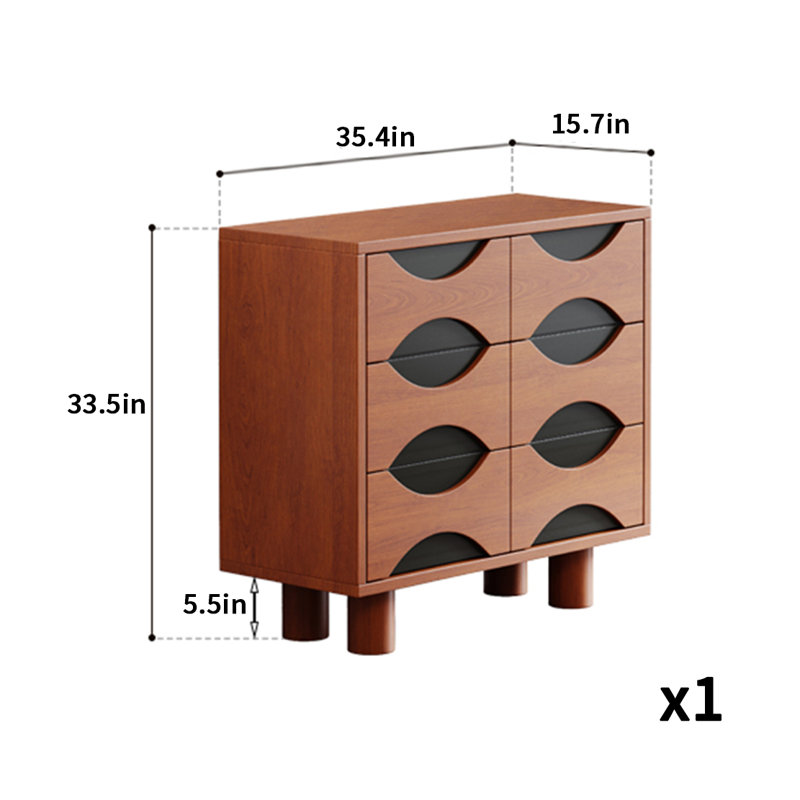 Commode d'appoint pratique et sophistiquée