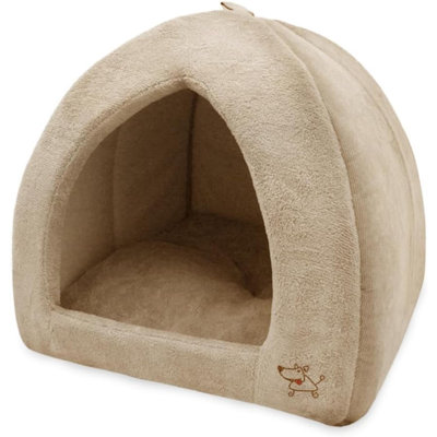 Best Pet Supplies Dog House Bed Crate Mat Tent Indoor Round Soft Plush For  Breeds