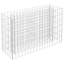 Gabion raised bed galvanized steel 180 x 50 x 100cm-2138443521