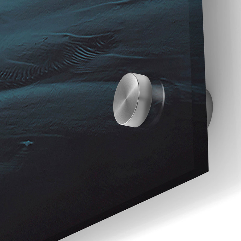 Art mural en verre «Ocean 29» par Ian Winistanley, H 36 po x l 24 po x P 0,2 po