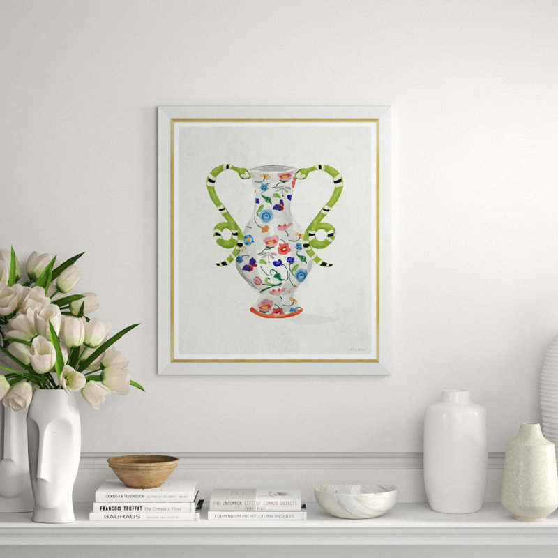 Boa Vase Giclee Print by Dana Gibson