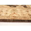 Tapis zone en laine beige/brune 6 pi x 8 pi 9 po main-of-kind-noué la 2010 ushak Creevery