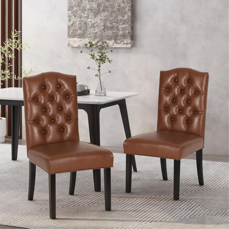 Ensemble de 2 chaises Harriet Kd, Marron clair