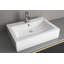 Lavabo de salle de bain en porcelaine cuite au four 23,6 pouces Cantrio PS-006