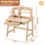 Solid Wood Study Desk With Storage