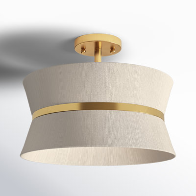 Abbington 2 Light Rope Flush Mount