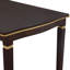 Ensemble de table de salle à manger 6 pièces, table rectangulaire de 60 po, 4 chaises capitonnées à dossier haut et 1 banc-1750563162