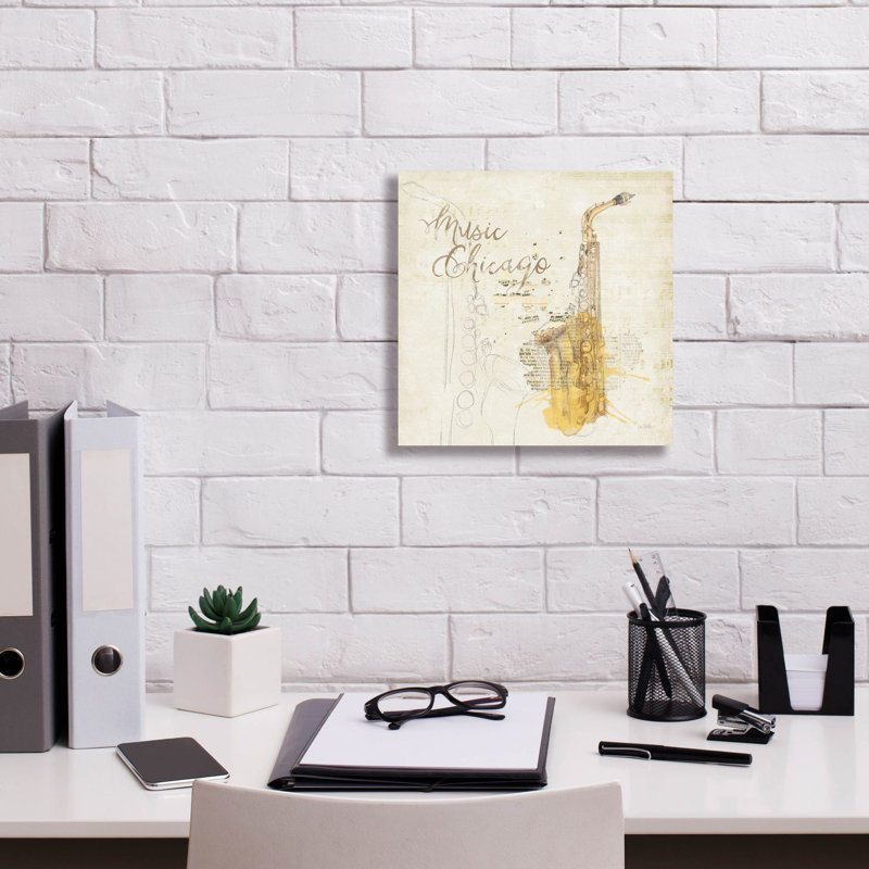 Art mural sur toile «Winston Porter» par Katie pertiet, H 12 po x l 12 po x P 0,75 po