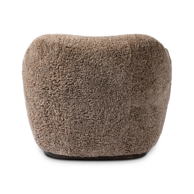 Julius Chaise-Taupe Shearling