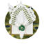 Peacock Round Lacquer Placemat