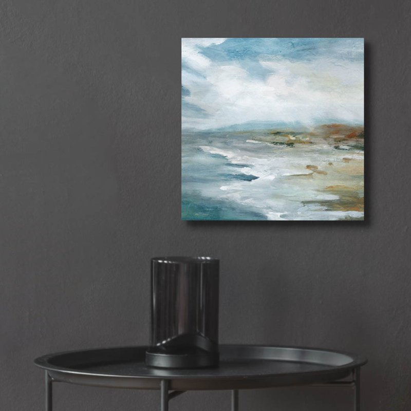 «Highlighted Breakers» par Carol Robinson, art mural en verre acrylique, H 12 po x l 12 po x P 0,13 po