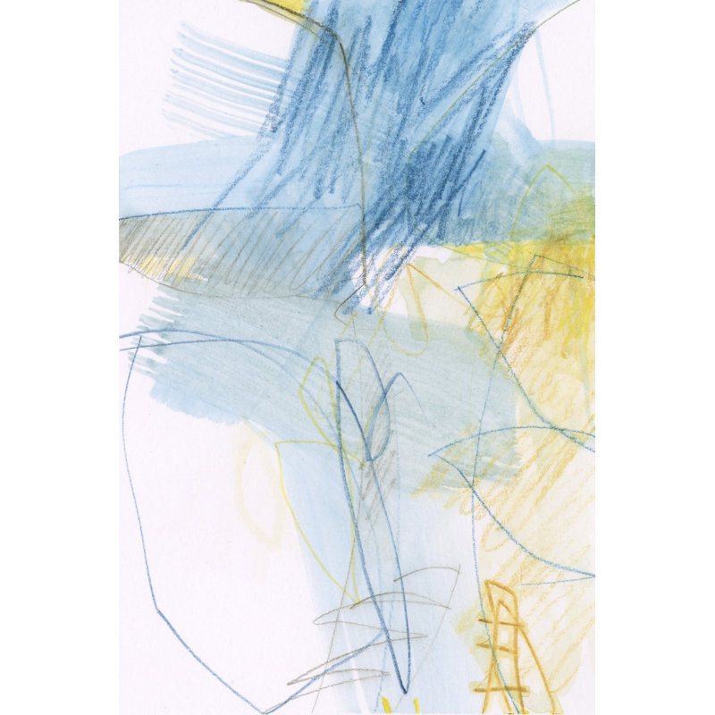 Mara II par Sue Jachimiec - peinture sur toile tendue, H 48 po x l 32 po