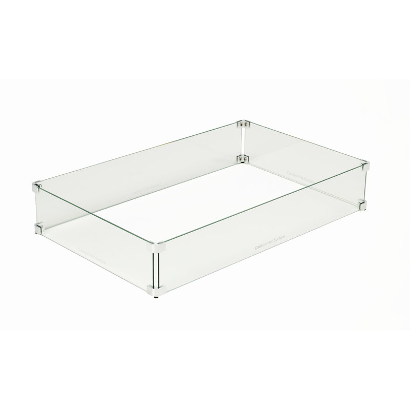 SCULPTURA FIREPIT RECTANGLE - PARE-BRISE DE REMPLACEMENT